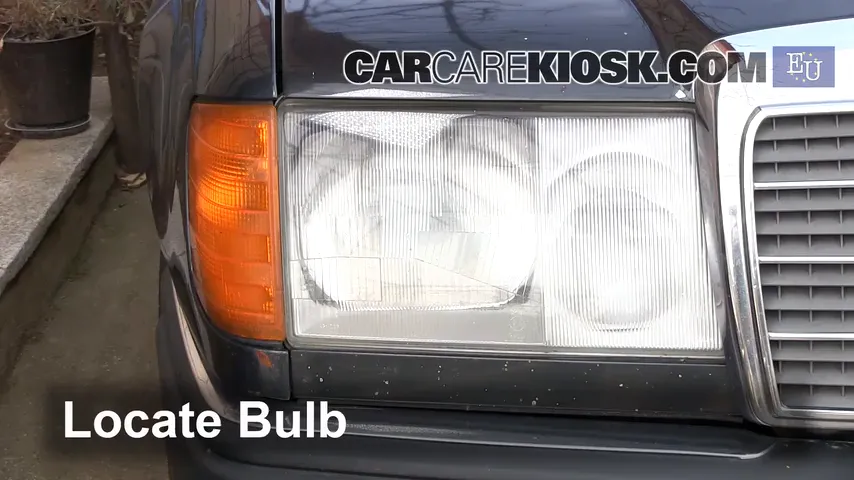 1995 Mercedes-Benz E250 2.5L 5 Cyl. Diesel Lights Fog Light (replace bulb)